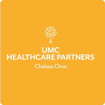 Clicking on the darker yellow square will take you to our Chelsea Clinic page.