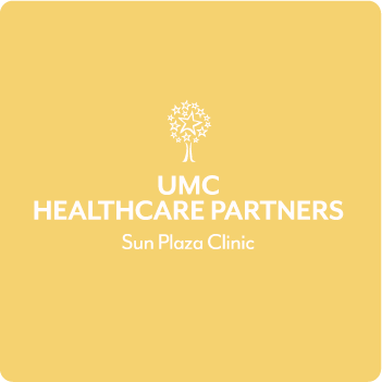 Clicking on the lighter yellow square will take you to our Sun Plaza clinic page.